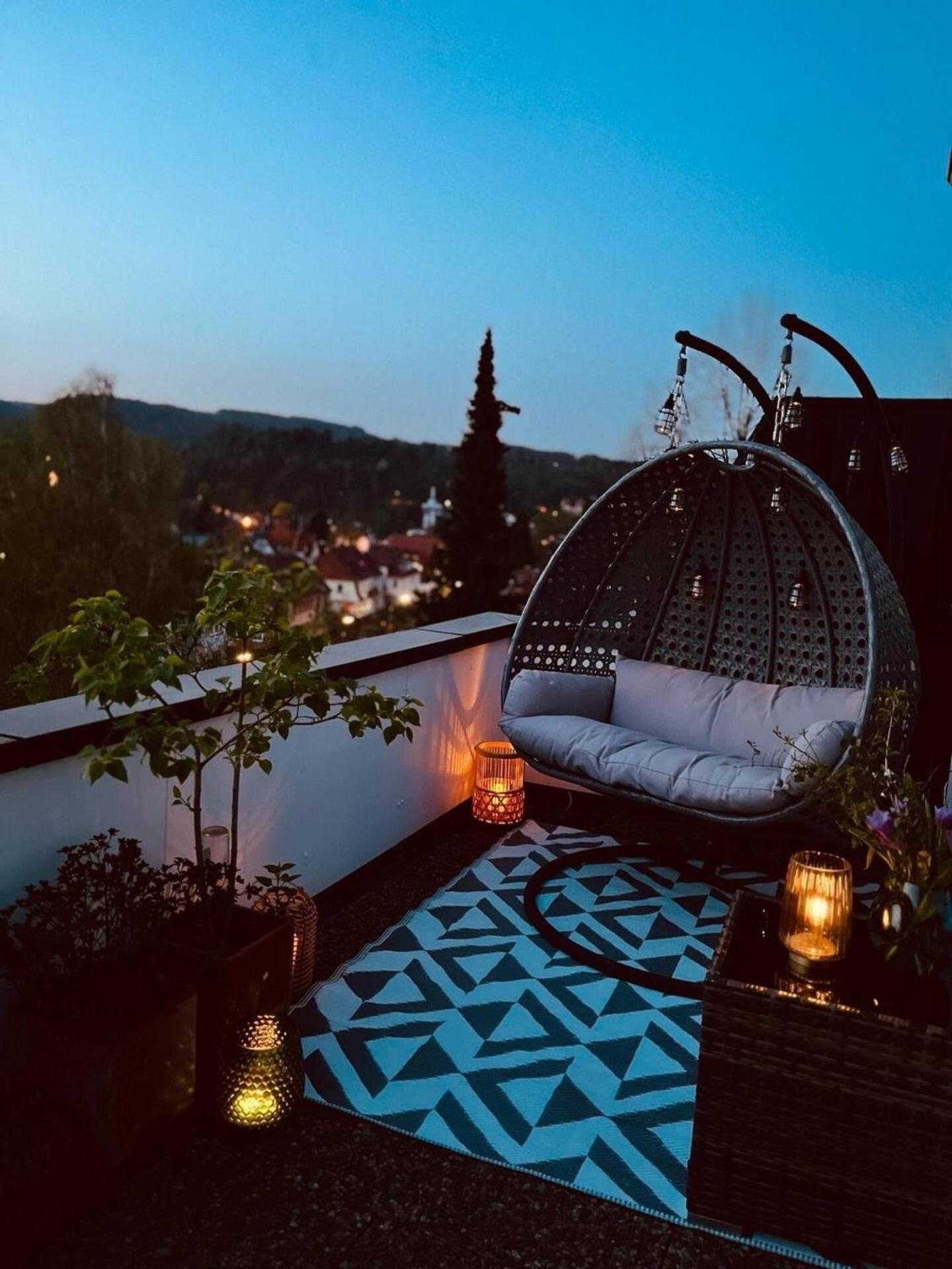 Appartement Kleine Penthouse Mit Kamin